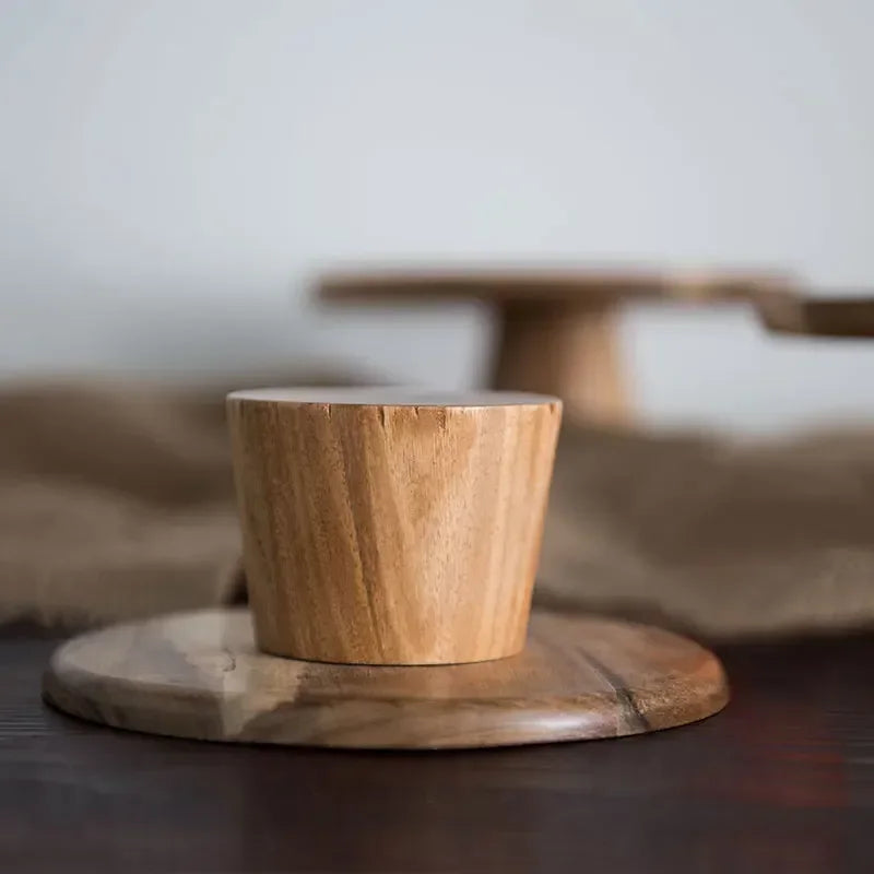 Wooden Pedestal Cake & Dessert Stand