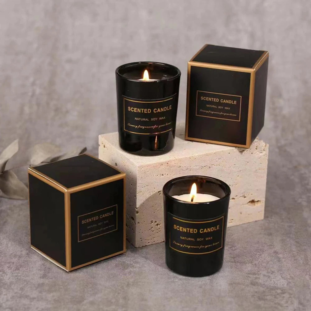 Mini Luxury Scented Candle – Cozy Elegance in Every Flame